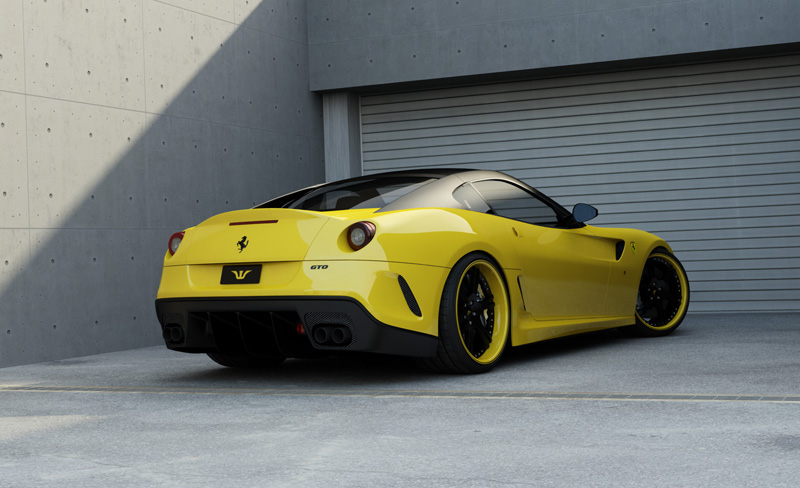photo 3 Ferrari 599 GTB Fiorano custom wheels 6Sporz²  21x9.0, ET , tire size 245/30 R21. 21x12.5 ET 345/25 R21