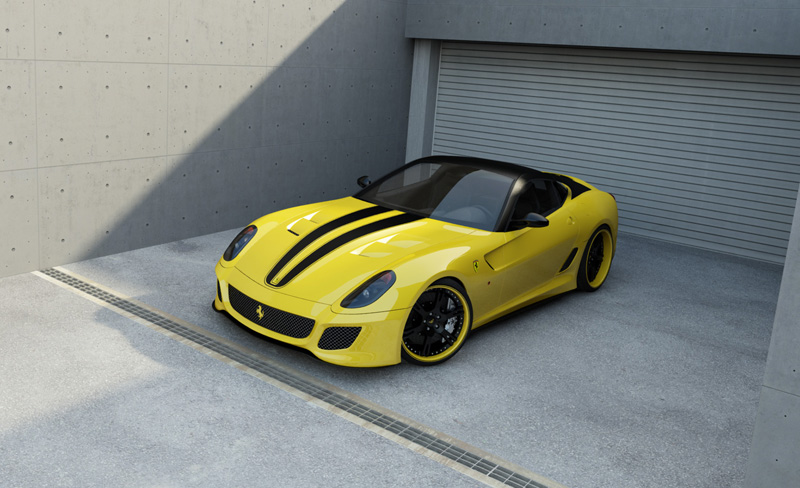 photo 4 Ferrari 599 GTB Fiorano custom wheels 6Sporz²  21x9.0, ET , tire size 245/30 R21. 21x12.5 ET 345/25 R21