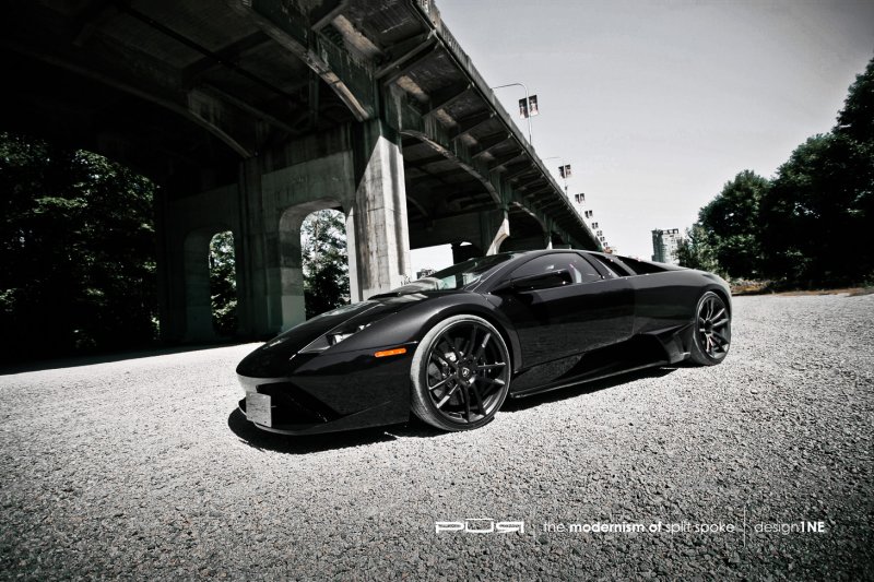 photo 2 Lamborghini Murcielago custom wheels PUR Design 1NE 20x8.5, ET , tire size 235/30 R20. 20x13.0 ET 345/25 R20