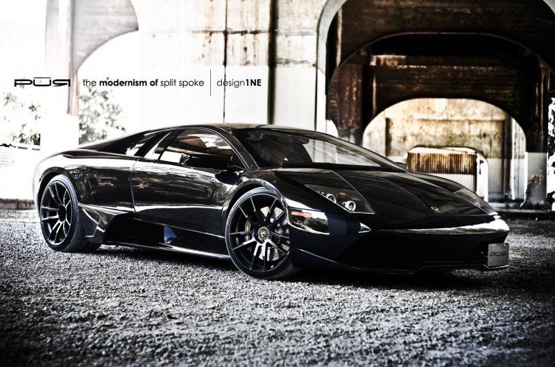 photo 1 Lamborghini Murcielago custom wheels PUR Design 1NE 20x8.5, ET , tire size 235/30 R20. 20x13.0 ET 345/25 R20