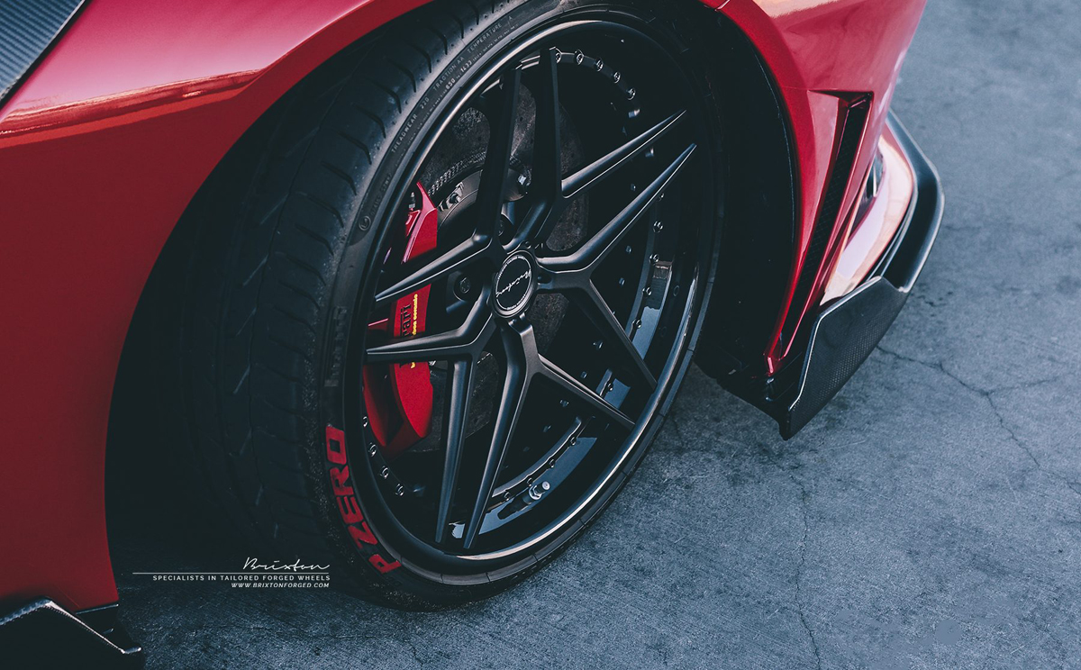 photo 1 Ferrari F12berlinetta custom wheels Brixton WR7 Targa Series 21x9.5, ET , tire size X R21. 22x12.0 ET