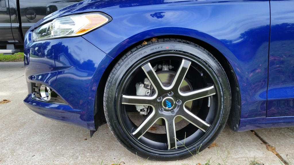 photo 1 Ford Fusion custom wheels 2 Crave Mach 7 20x8.5, ET +35, tire size 245/35 R20. x ET 