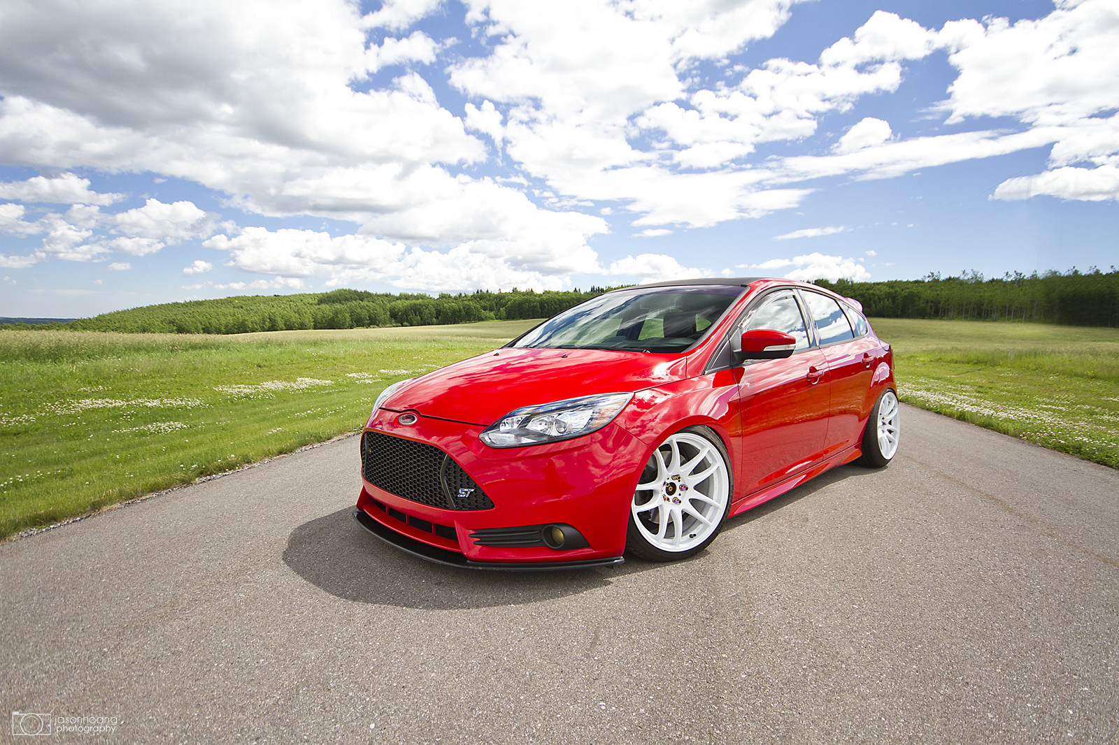 photo 1 Ford Focus ST custom wheels Work Emotion CR Kai Kiwami Ultimate 18x9.5, ET +38, tire size 225/40 R18. x ET 