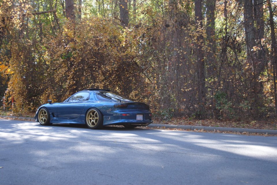 photo 2 Mazda RX-7 custom wheels ADVAN RG-D 18x10.0, ET +30, tire size 255/35 R18. 18x10.5 ET+25 275/35 R18