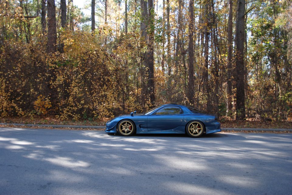 photo 4 Mazda RX-7 custom wheels ADVAN RG-D 18x10.0, ET +30, tire size 255/35 R18. 18x10.5 ET+25 275/35 R18
