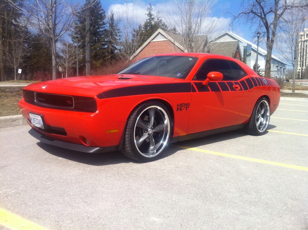 photo 1 Dodge Challenger custom wheels Boss 338 22x9.5, ET , tire size X R22. x ET 