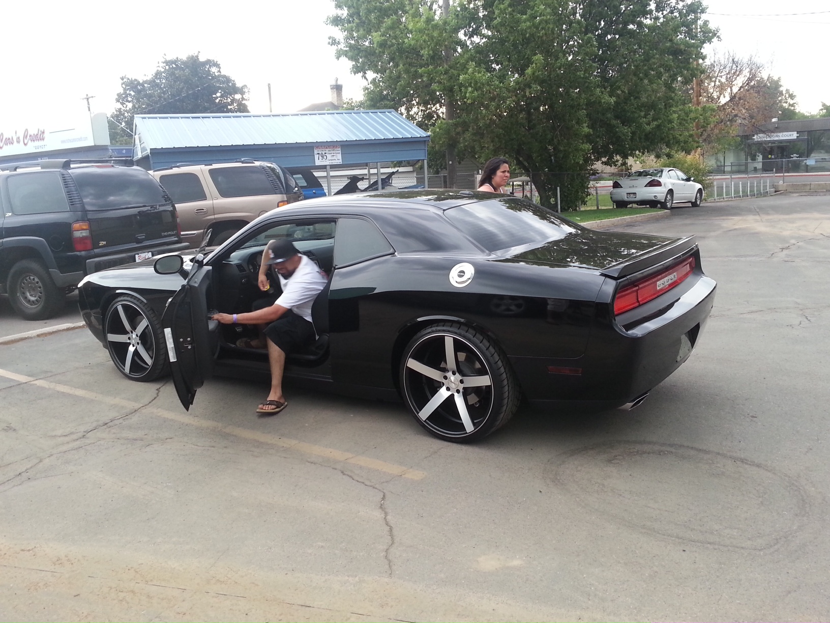 photo 3 Dodge Challenger custom wheels Vossen CV3 22x, ET , tire size X R22. x ET