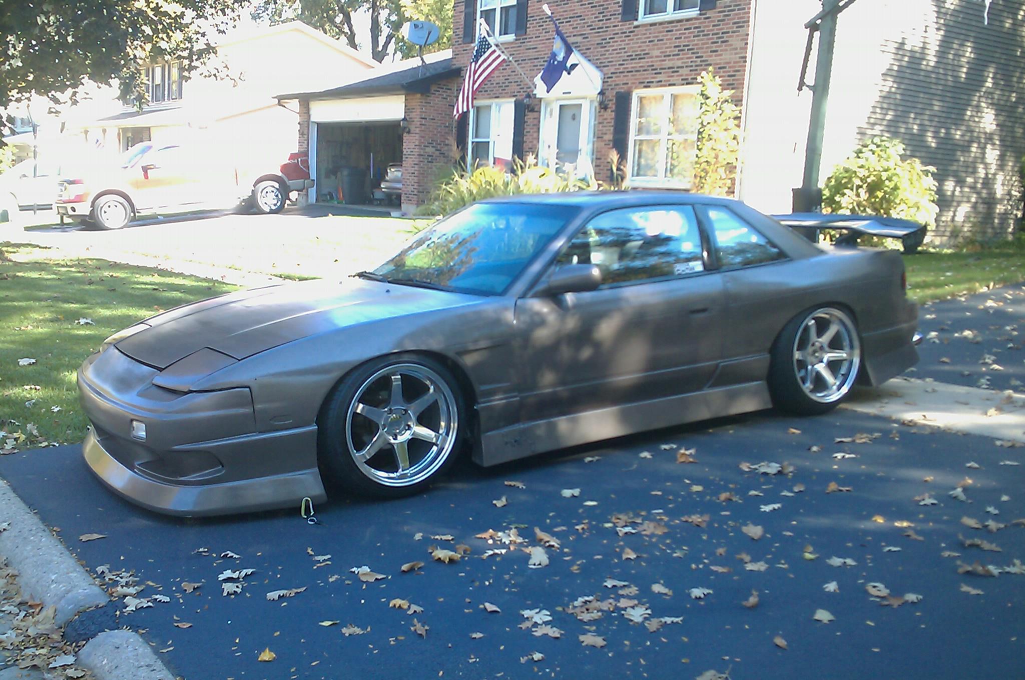 photo 2 Nissan S13 custom wheels varrstoen 2.2.1 18x9.5, ET +12, tire size 225/40 R18. 18x10.5 ET+15 245/40 R18