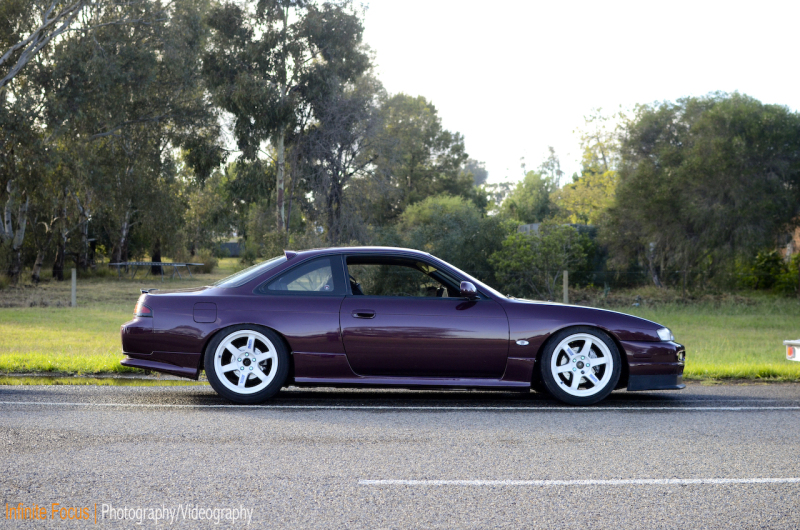 photo 3 Nissan S14 custom wheels Rays TE37 17x9.0, ET +7, tire size 215/45 R17. x ET 235/45 R