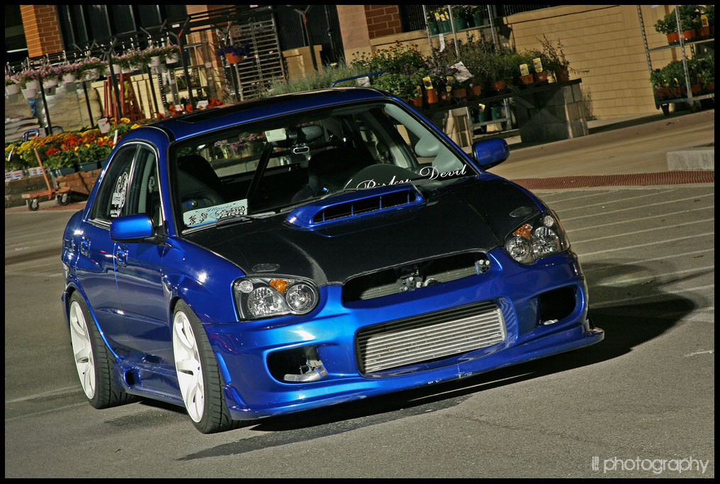 photo 3 Subaru Impreza WRX custom wheels Work Wheels XT-7 18x9.5, ET +33, tire size 255/35 R18. 18x9.5 ET+35