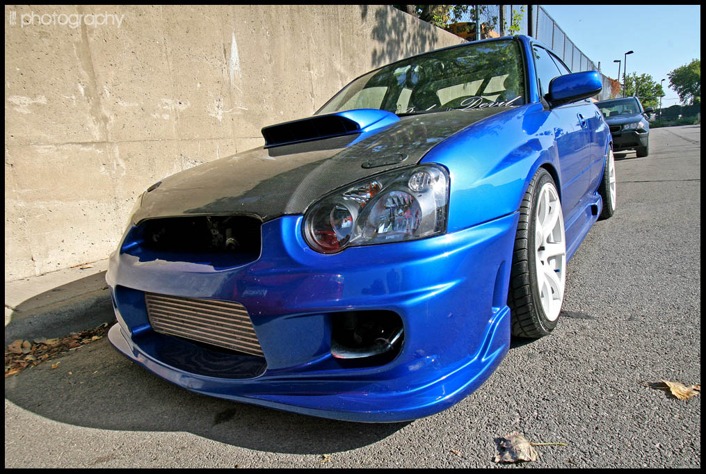 photo 4 Subaru Impreza WRX custom wheels Work Wheels XT-7 18x9.5, ET +33, tire size 255/35 R18. 18x9.5 ET+35