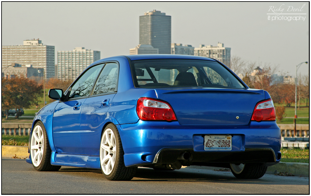 photo 6 Subaru Impreza WRX custom wheels Work Wheels XT-7 18x9.5, ET +33, tire size 255/35 R18. 18x9.5 ET+35