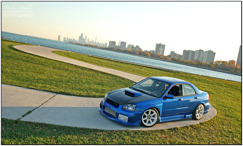photo 8 Subaru Impreza WRX custom wheels Work Wheels XT-7 18x9.5, ET +33, tire size 255/35 R18. 18x9.5 ET+35