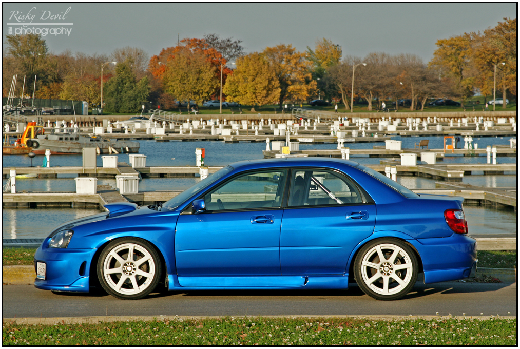 photo 10 Subaru Impreza WRX custom wheels Work Wheels XT-7 18x9.5, ET +33, tire size 255/35 R18. 18x9.5 ET+35