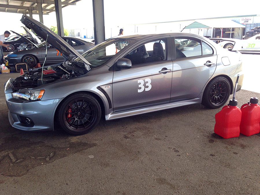photo 3 Mitsubishi Lancer Evolution custom wheels Enkei NT03 18x9.5, ET +27, tire size X R18. x ET 