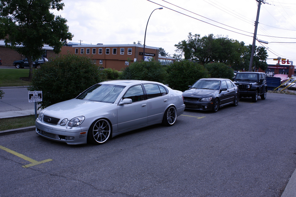 photo 2 Lexus GS 400 custom wheels Work XSA 03C 19x9.5, ET +9, tire size 215/35 R19. 19x11.0 ET-1 275/30 R19