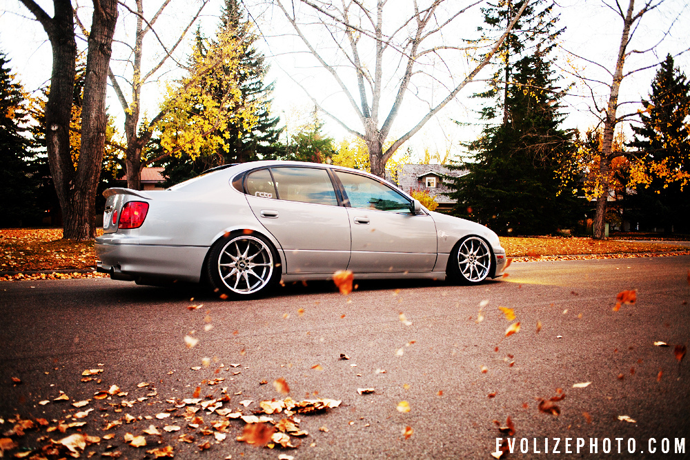 photo 5 Lexus GS 400 custom wheels Work XSA 03C 19x9.5, ET +9, tire size 215/35 R19. 19x11.0 ET-1 275/30 R19