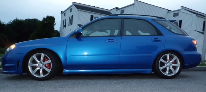 photo 1 Subaru Impreza WRX custom wheels stock  17x7.0, ET +55, tire size 215/45 R17. x ET 