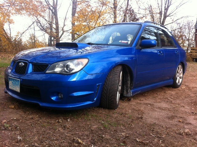 photo 2 Subaru Impreza WRX custom wheels stock  17x7.0, ET +55, tire size 215/45 R17. x ET 
