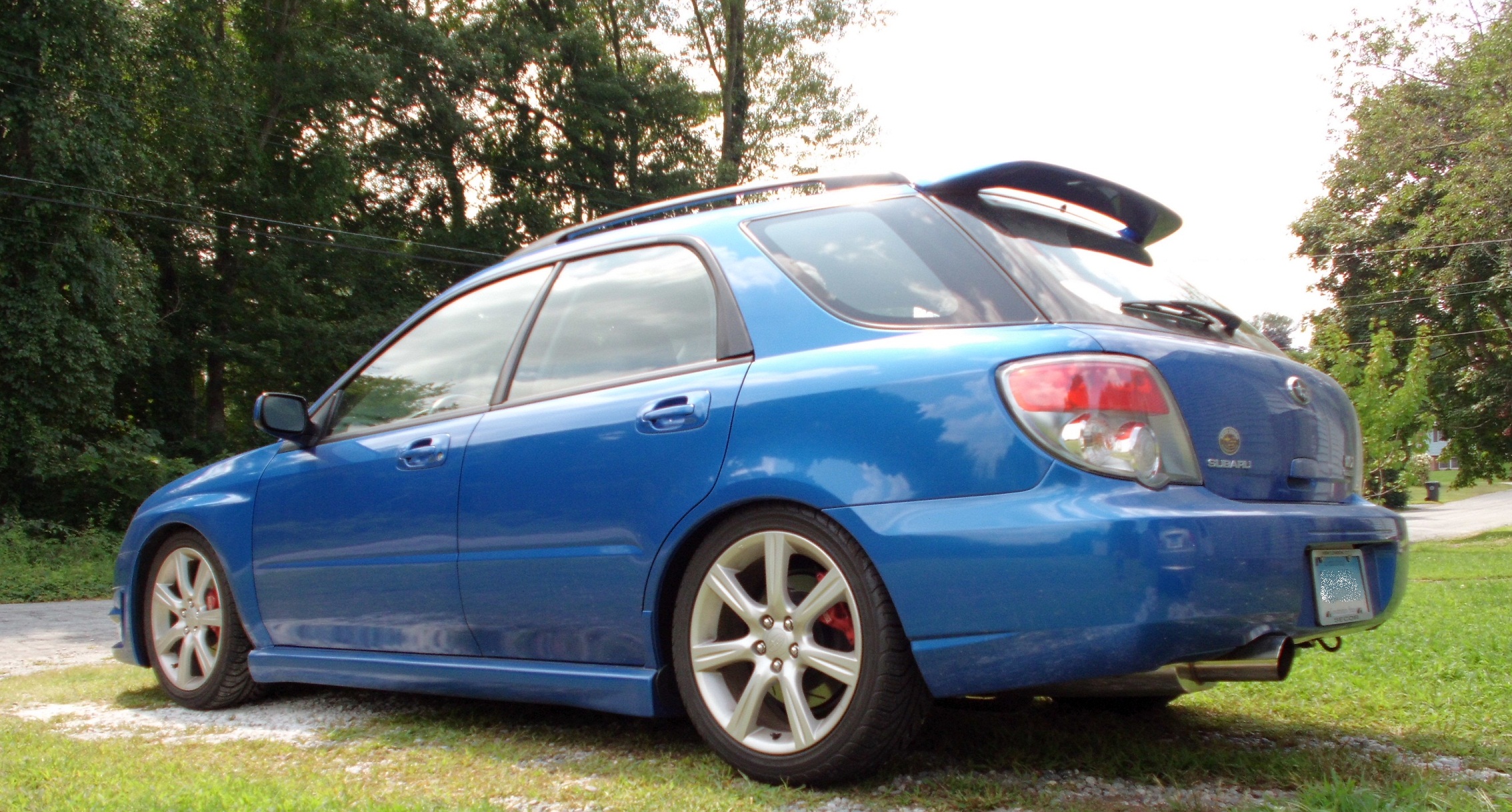 photo 4 Subaru Impreza WRX custom wheels stock  17x7.0, ET +55, tire size 215/45 R17. x ET 