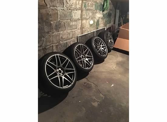photo 3 Audi Q5 custom wheels Forgestar  F14 Gloss Gunmetal 22x10.5, ET +30, tire size 265/35 R22. x ET 