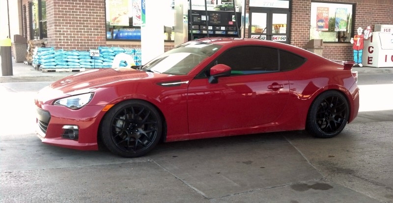 photo 1 Subaru BRZ custom wheels Avant Garde M310 Matte Black 18x8.0, ET , tire size X R18. 18x9.0 ET