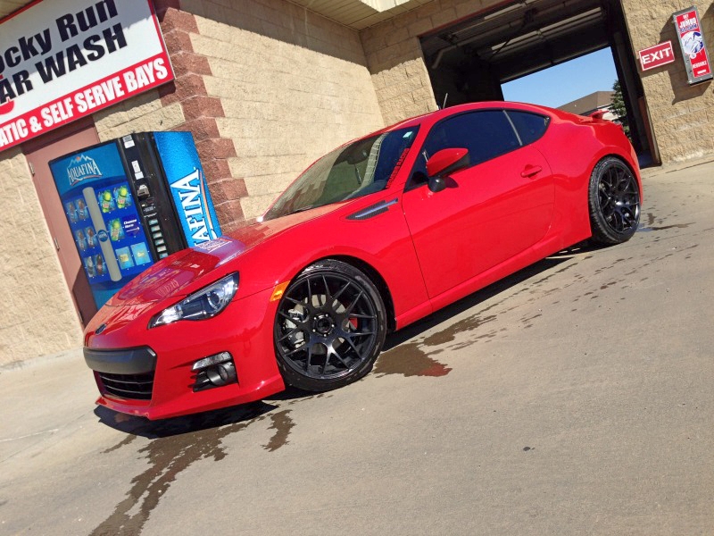 photo 2 Subaru BRZ custom wheels Avant Garde M310 Matte Black 18x8.0, ET , tire size X R18. 18x9.0 ET