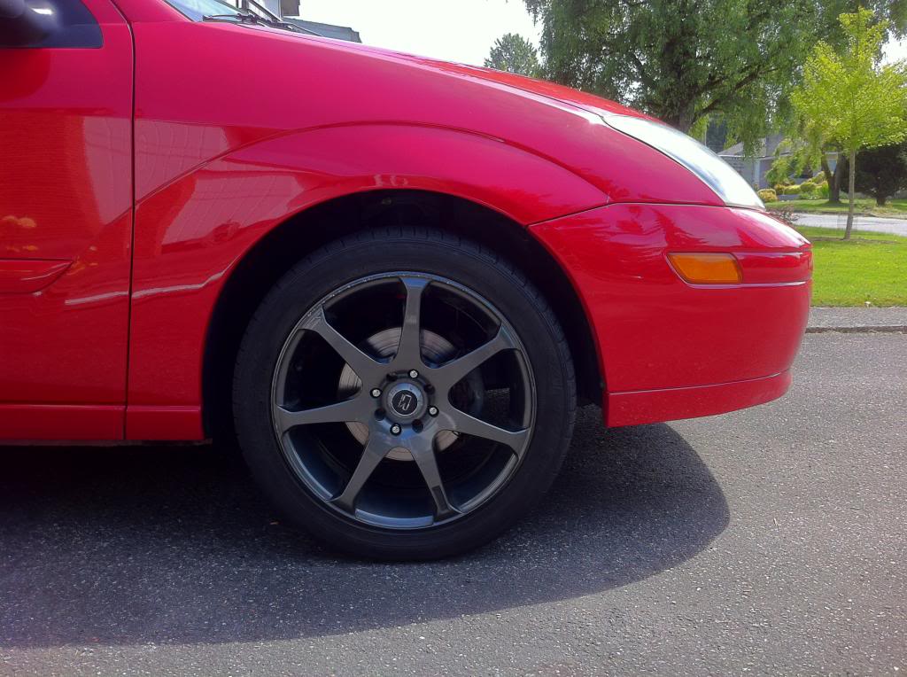 photo 1 Ford Focus custom wheels Core Racing EVO-7 17x7.0, ET +40, tire size X R17. x ET 