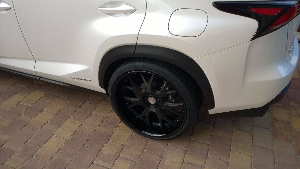 photo 3 Lexus NX 300h custom wheels AIMGAIN GIIM 22x10.5, ET +28, tire size 265/30 R22. 22x10.5 ET+8 