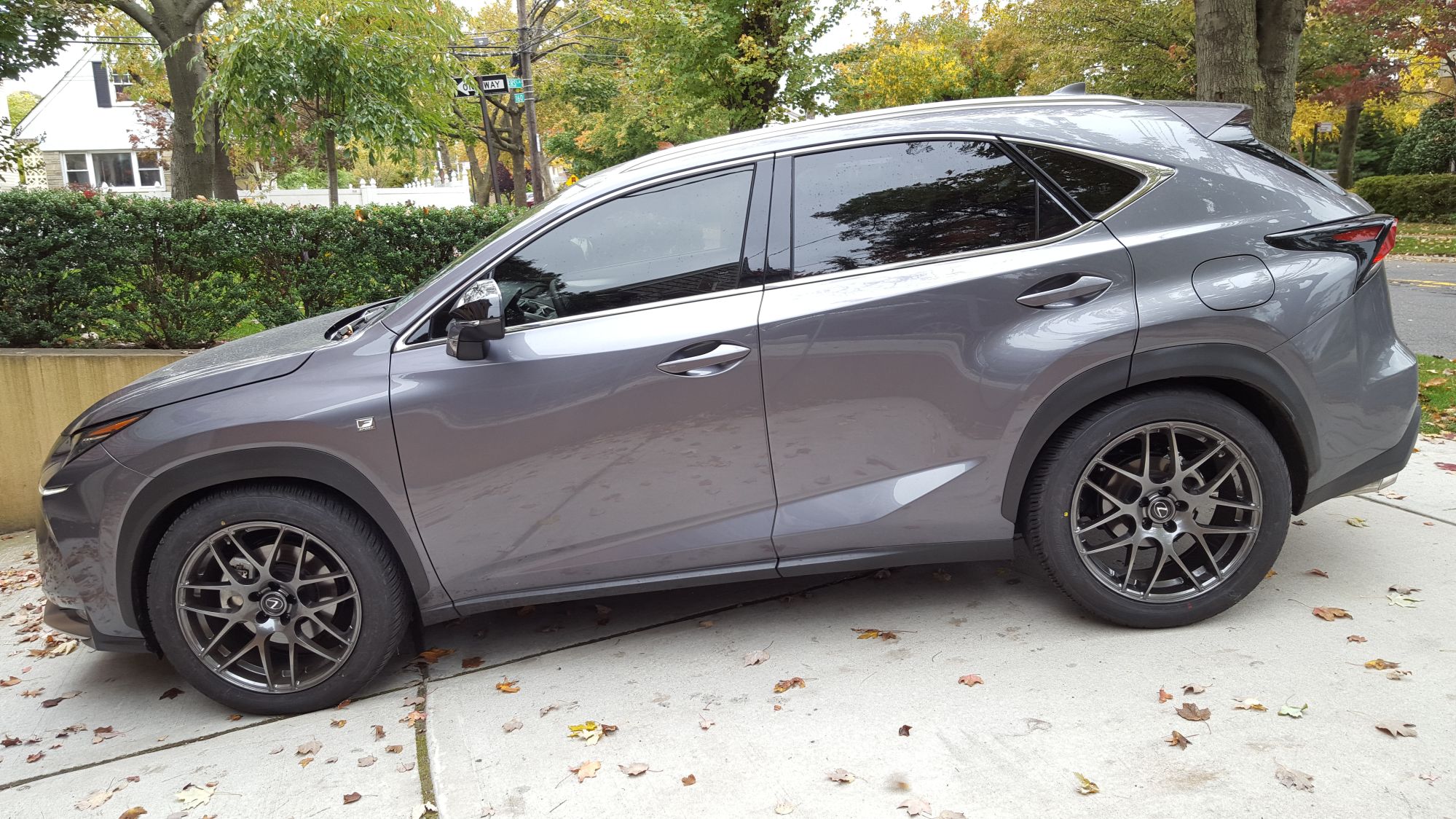 photo 1 Lexus NX 200t custom wheels AMR Dark Stainless 20x8.5, ET +30, tire size 245/50 R20. x ET