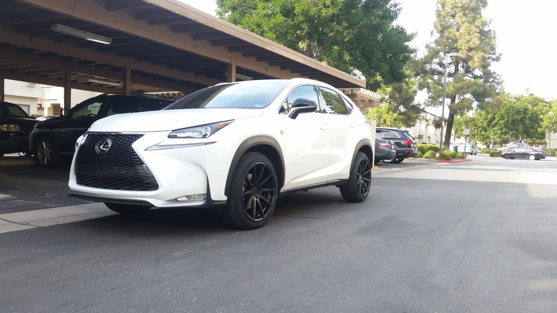 photo 1 Lexus NX 300h custom wheels 20x9.0, ET , tire size X R20. x ET