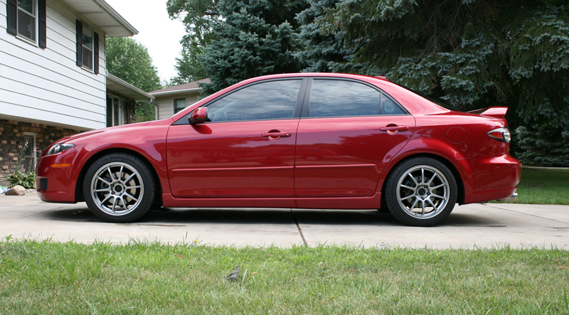 photo 1 Mazda Speed6 custom wheels Rota G-Force 17x8.0, ET +48, tire size 225/45 R17. x ET 