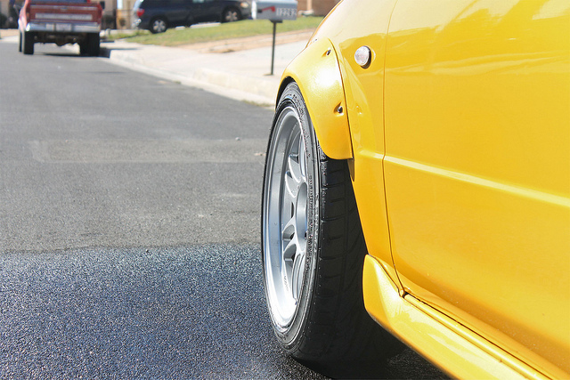 photo 1 Mazda MAZDASPEED Protege custom wheels Enkei RPF1 17x9.0, ET , tire size 245/40 R17. x ET