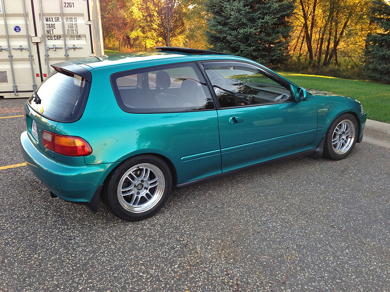 photo 2 Honda Civic custom wheels   15x7.0, ET , tire size 205/50 R15. x ET 