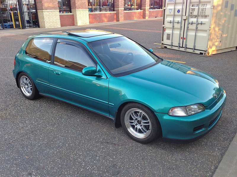 photo 1 Honda Civic custom wheels   15x7.0, ET , tire size 205/50 R15. x ET 