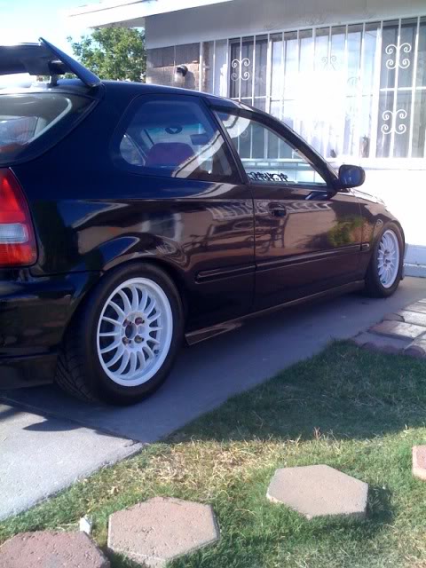 photo 1 Honda Civic custom wheels Sprint Hart CPF 15x, ET , tire size X R15. x ET 