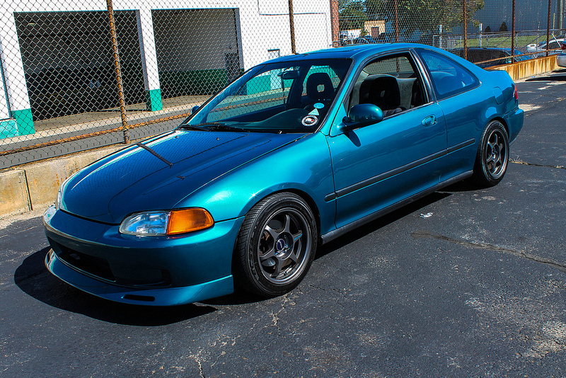 photo 1 Honda Civic custom wheels Buddy Club P1 15x8.0, ET , tire size 205/50 R15. x ET 