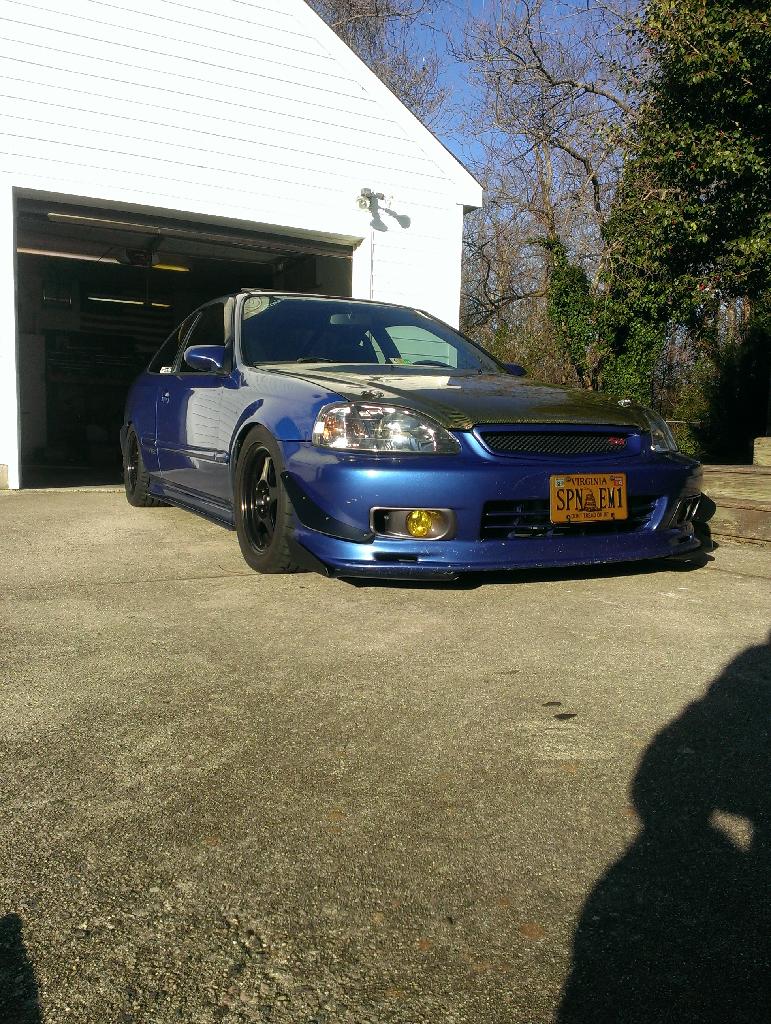 photo 1 Honda Civic custom wheels 16x6.5, ET +35, tire size 205/50 R16. 16x6.5 ET+45