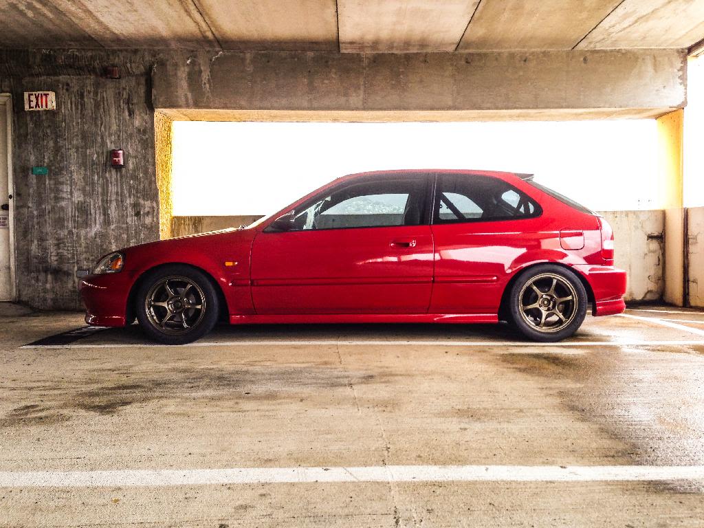 photo 1 Honda Civic custom wheels   15x7.0, ET +41, tire size 225/45 R15. x ET 