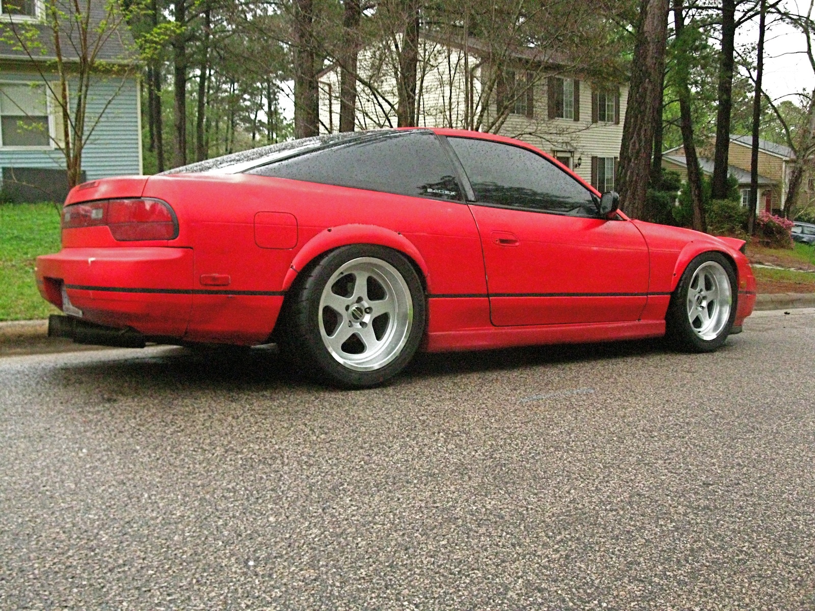 photo 1 Nissan S13 custom wheels American Muscle SC Style 17x10.0, ET +14, tire size 295/35 R17. 17x10.0 ET+20 
