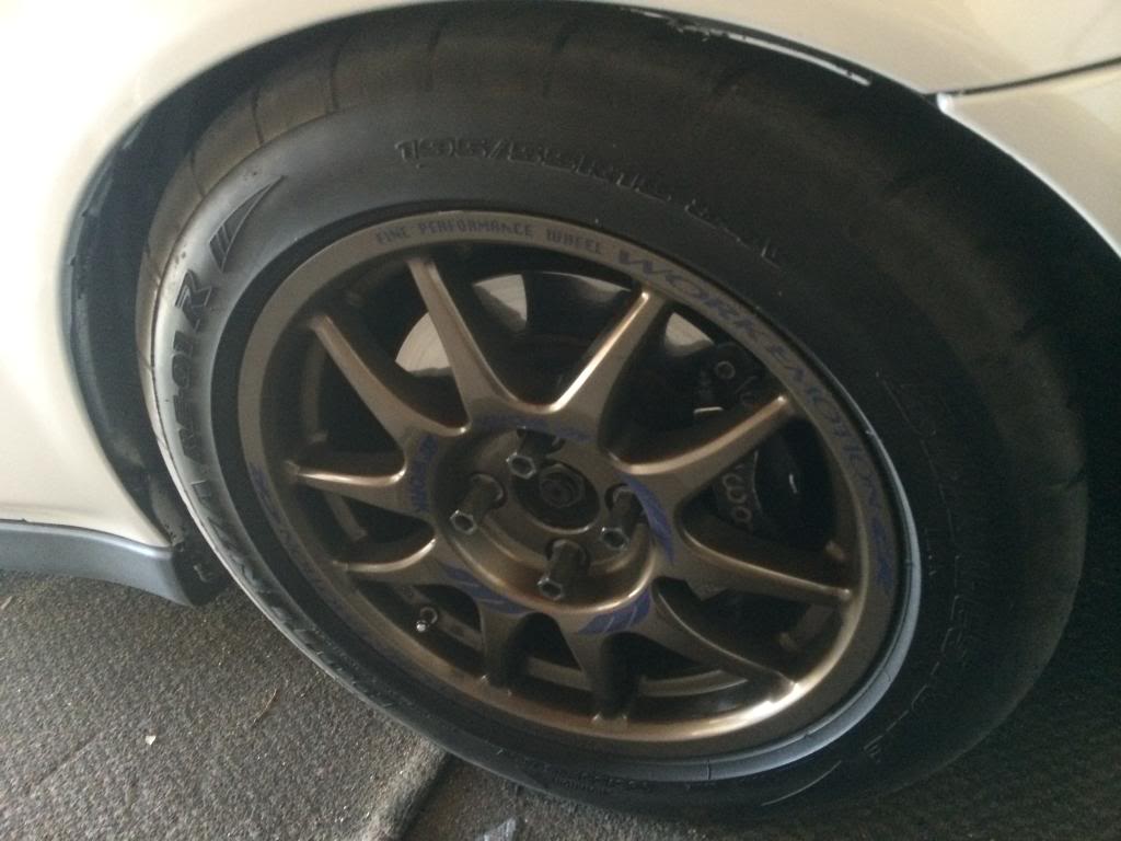 photo 1 Honda Civic custom wheels Work Emotion CR Kai 15x7.0, ET +44, tire size X R15. x ET