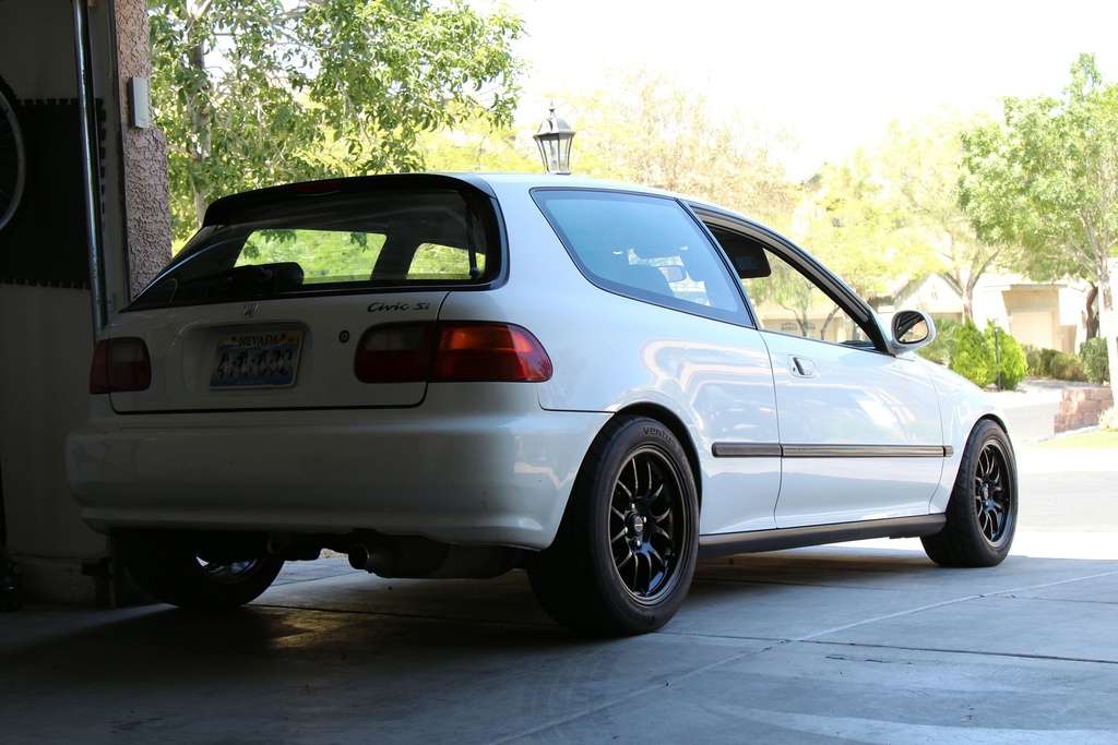 photo 1 Honda Civic custom wheels   15x8.0, ET +35, tire size 225/45 R15. x ET 