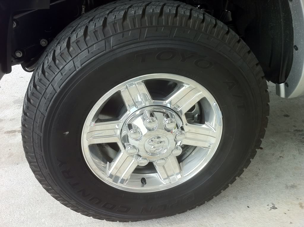 photo 1 Dodge Ram 2500 custom wheels 17x, ET , tire size 285/70 R17. x ET