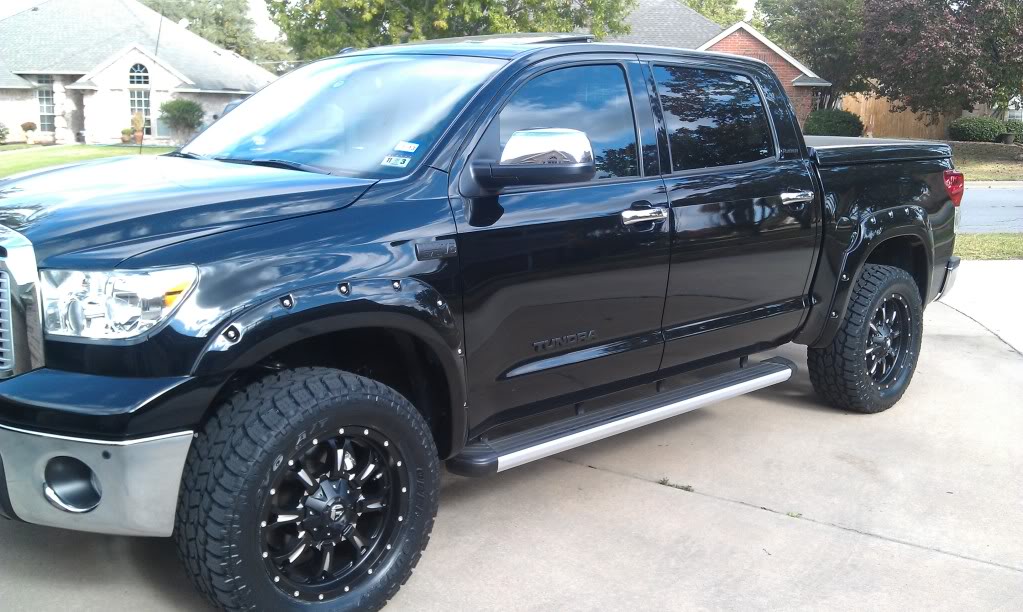 photo 1 Toyota Tundra custom wheels Fuel Krank 20x9.0, ET +1, tire size 305/55 R20. x ET 