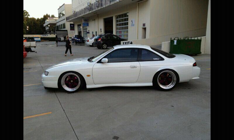 photo 2 Nissan S14 custom wheels Work Meister S1 18x9.0, ET +8, tire size 225/35 R18. 18x11.5 ET0 265/35 R18