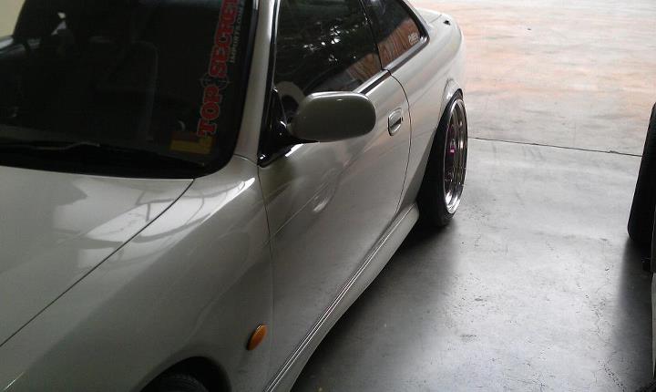 photo 4 Nissan S14 custom wheels Work Meister S1 18x9.0, ET +8, tire size 225/35 R18. 18x11.5 ET0 265/35 R18