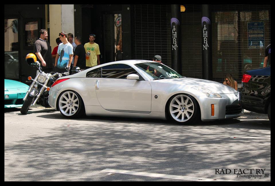 photo 1 Nissan 350Z custom wheels Borbet  Style 95s 19x10.0, ET -6, tire size 235/35 R19. 19x10.0 ET-16 