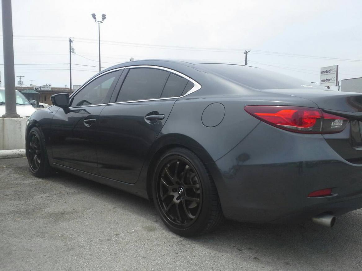 photo 1 Mazda Mazda6 custom wheels RAYS G35 19x8.5, ET +33, tire size X R19. x ET 