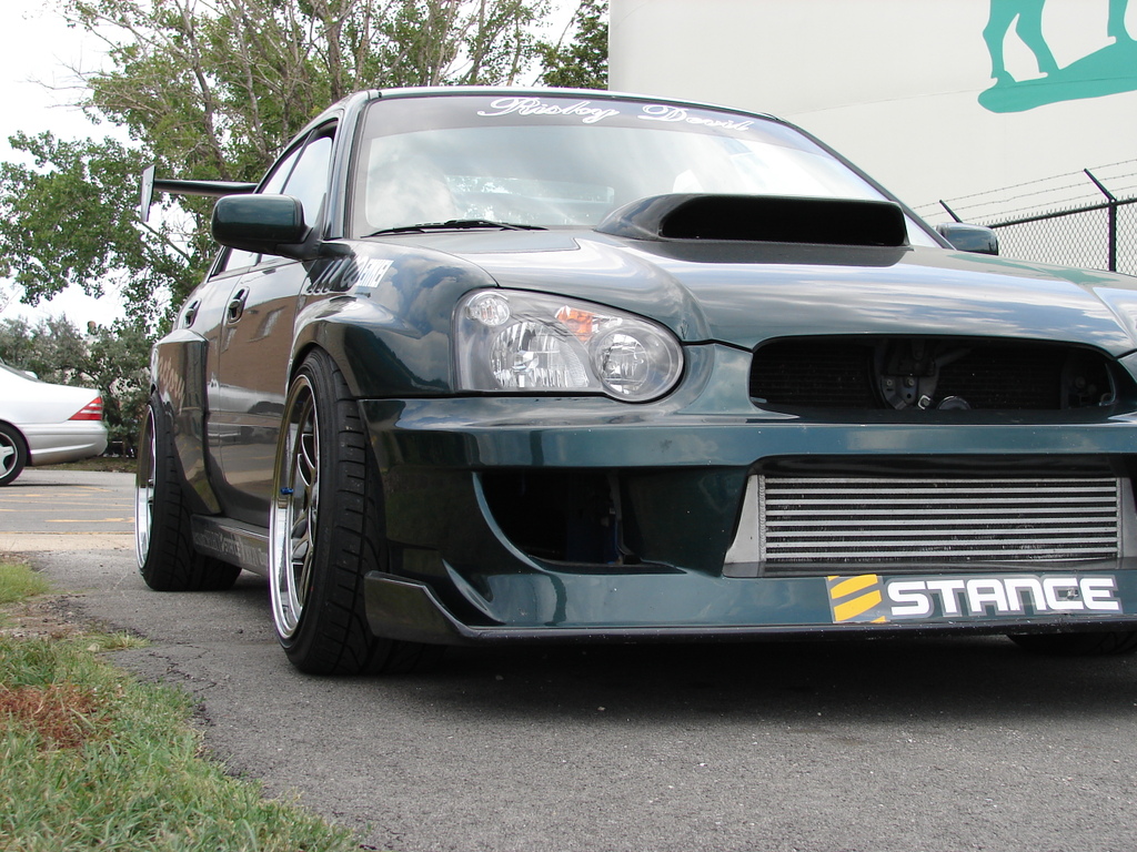 photo 3 Subaru Impreza WRX STi custom wheels Enkei RPF-1 18x10.5, ET +15, tire size 265/35 R18. x ET