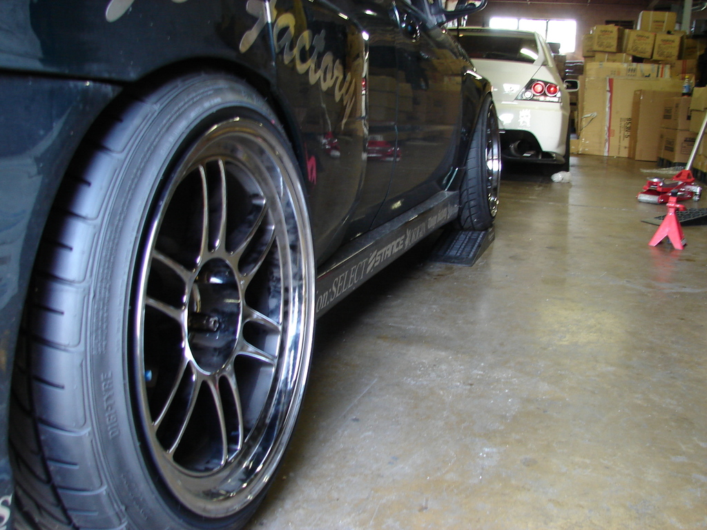 photo 9 Subaru Impreza WRX STi custom wheels Enkei RPF-1 18x10.5, ET +15, tire size 265/35 R18. x ET